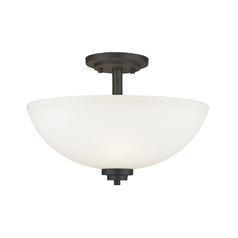 Ashton Bronze Semi-Flush Mount by Z-Lite