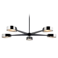 Allisio 49-Inch Carbide Black Chandelier by Troy Lighting