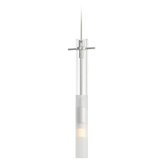 Pipette 12-Inch LED Mini Pendant in Polished Chrome by ET2 Lighting