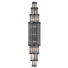 Waldorf Collection Wall Sconce in Polished Gunmetal by Avenue Lighting