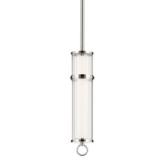Riven LED Mini Pendant in Polished Nickel by Kichler Lighting