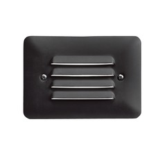 12V Louvered LED Mini Step Light in Textured Black by Kichler Lighting