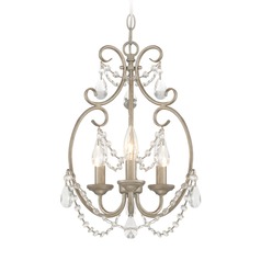 Designers Fountain Dahlia Aged Platinum Chandelier
