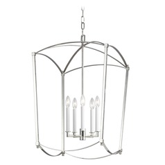 Thayer Polished Nickel Pendant by Visual Comfort Studio