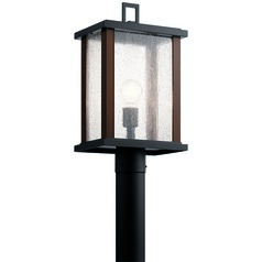 Marimount 18.25-Inch Black Post Light by Kichler Lighting