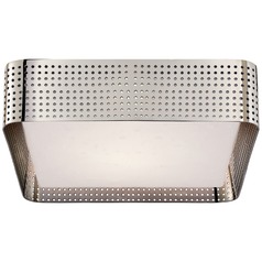 Kelly Wearstler Precision Flush Mount in Nickel by Visual Comfort Signature