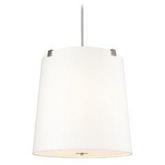 Z-Lite Weston Brushed Nickel Pendant Light with Empire Shade