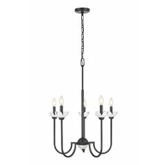 Z-Lite Allistair Matte Black Chandelier