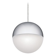 Moonlit 7.75-Inch Chrome LED Mini Pendant by Kichler Lighting
