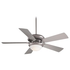 Supra 52-Inch LED Fan in Brushed Steel by Minka Aire
