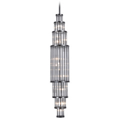Waldorf Collection Pendant in Polished Gunmetal by Avenue Lighting