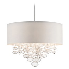 Piatt 24-Inch Chrome Pendant by Elan Lighting