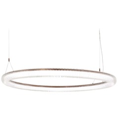Roulette Satin Bronze LED Pendant by George Kovacs