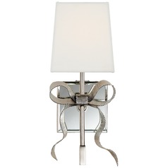 Kate Spade New York Ellery Small Sconce in Nickel by Visual Comfort Signature