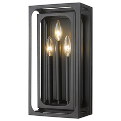 Easton Matte Black Sconce by Z-Lite