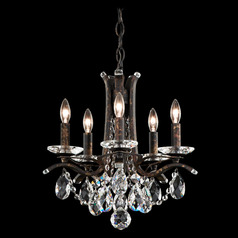 Schonbek Worldwide Lighting Vesca Heirloom Bronze Crystal Chandelier