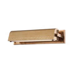 Garfield Aged Brass LED Sconce by Hudson Valley Lighting