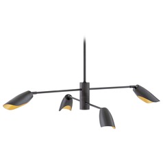 Hinkley Bowery Black LED Chandelier 2700K 1400LM