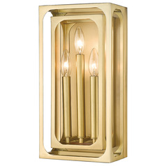 Easton Rubbed Brass Sconce by Z-Lite