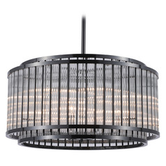 Waldorf Collection Pendant in Polished Gunmetal by Avenue Lighting