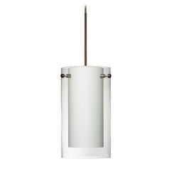 Besa Lighting Pahu Bronze Mini-Pendant Light