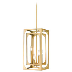 Easton Rubbed Brass Mini Pendant by Z-Lite