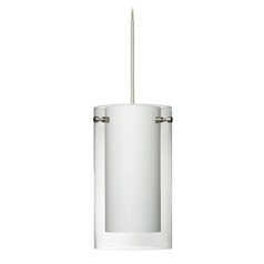 Besa Lighting Pahu Satin Nickel Mini-Pendant Light