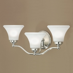 Soleil Chrome Bathroom Light