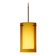 Besa Lighting Pahu Bronze Mini-Pendant Light