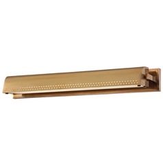 Garfield Aged Brass LED Sconce by Hudson Valley Lighting