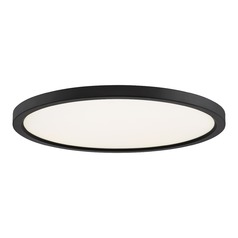 Outskirts 20-Inch LED Flush Mount in Oil Rubbed Bronze by Quoizel Lighting