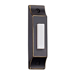 Die-Cast Builder's Series Antique Bronze LED Doorbell Button by Craftmade Lighting