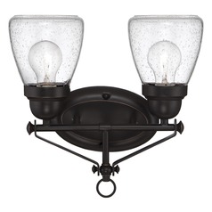 Laurel Sudbury Bronze Bathroom Light by Nuvo Lighting