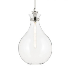 Laria 14-Inch Pendant in Polished Nickel by Kichler Lighting