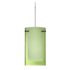 Besa Lighting Pahu Satin Nickel Mini-Pendant Light