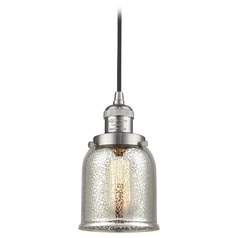 Small Bell Brushed Satin Nickel Mini Pendant by Innovations Lighting