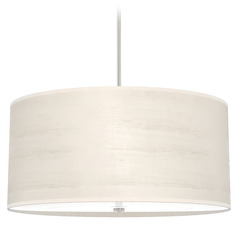 Hunter Fan Company Solhaven Brushed Nickel Pendant Light with Drum Shade