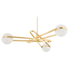 Corbett Lighting Kyomi Vintage Brass LED Chandelier