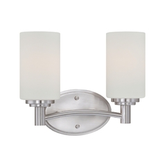 Pittman 12-Inch Vanity Light in Brushed Nickel by Thomas Lighting