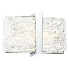 Forest Ice II LED Bathroom Light in Chrome by George Kovacs