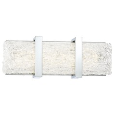 Forest Ice II LED Bathroom Light in Chrome by George Kovacs