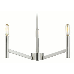 Visual Comfort Studio Collection Vector Brushed Nickel Chandelier