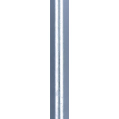 Showroom Collection Steel 18-Inch Downrod in Galvanized Finish by Fanimation Fans