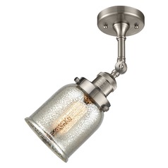 Small Bell Brushed Satin Nickel Semi-Flush Mount by Innovations Lighting