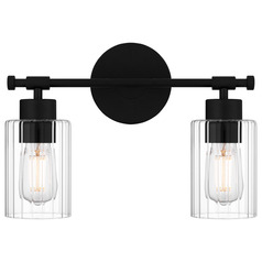 Quoizel Lighting Caputo Matte Black Bathroom Light