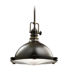 Hatteras Bay 12-Inch Pendant in Olde Bronze by Kichler Lighting