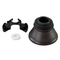 Minimalist Slope Ceiling Canopy Kit in Bronze by Visual Comfort & Co Fan Collection