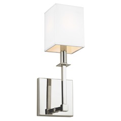 Quinn Polished Nickel Sconce by Visual Comfort Studio