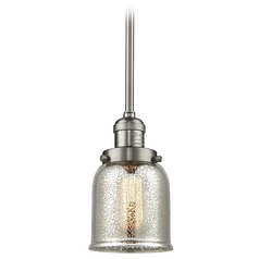 Small Bell Brushed Satin Nickel Mini Pendant by Innovations Lighting