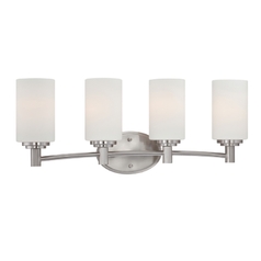 Pittman 24-Inch Vanity Light in Brushed Nickel by Thomas Lighting